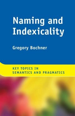 Naming and Indexicality (eBook, PDF) - Bochner, Gregory