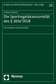 Die Sportregelakzessorietät des § 265d StGB (eBook, PDF)