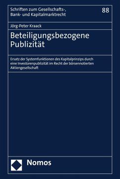 Beteiligungsbezogene Publizität (eBook, PDF) - Kraack, Jörg-Peter