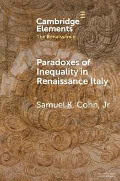 Cover Paradoxes of Inequality in Renaissance Italy (eBook, PDF)