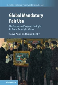 Global Mandatory Fair Use (eBook, PDF) - Aplin, Tanya