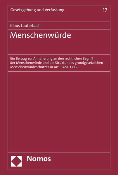 Menschenwürde (eBook, PDF)