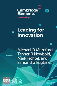 Leading for Innovation (eBook, ePUB) - Mumford, Michael D.