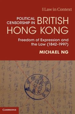 Cover Political Censorship in British Hong Kong (eBook, PDF)