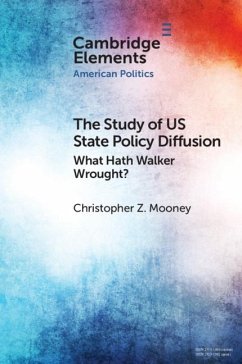 Study of US State Policy Diffusion (eBook, ePUB) - Mooney, Christopher Z.