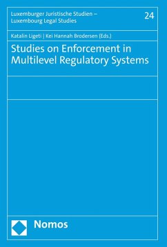 Cover Studies on Enforcement in Multilevel Regulatory Systems (eBook, PDF)