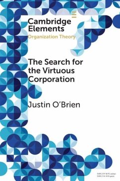 Search for the Virtuous Corporation (eBook, PDF) - O'Brien, Justin