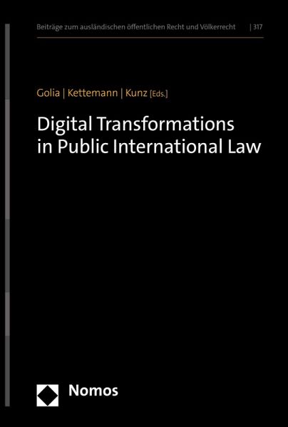 Digital Transformations in Public International Law (eBook, PDF)