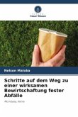 Schritte auf dem Weg zu einer wirksamen Bewirtschaftung fester Abfälle