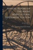 Annual Report of the Maine Agricultural Experiment Station; 1891 (incl. Bull. 1-3)