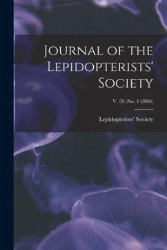 Journal of the Lepidopterists' Society; v. 59: no. 4 (2005)