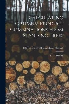 Calculating Optimum Product Combinations From Standing Trees; no.7