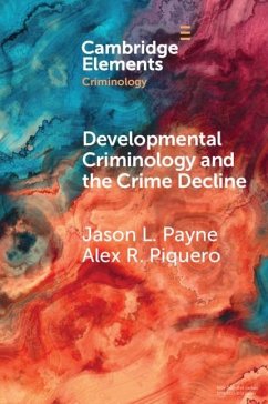 Developmental Criminology and the Crime Decline (eBook, PDF) - Payne, Jason L.