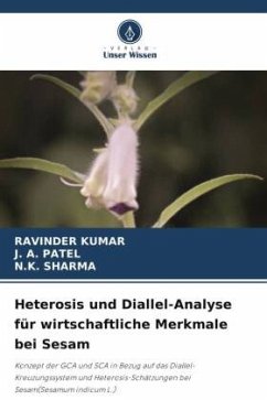 Heterosis und Diallel-Analyse für wirtschaftliche Merkmale bei Sesam - Kumar, Ravinder;Patel, J. A.;Sharma, N.K.