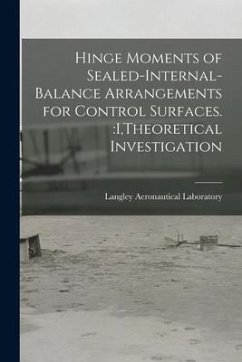 Hinge Moments of Sealed-internal-balance Arrangements for Control Surfaces.: I, Theoretical Investigation