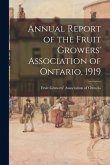 Annual Report of the Fruit Growers' Association of Ontario, 1919