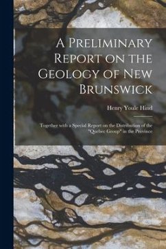 A Preliminary Report on the Geology of New Brunswick [microform]: Together With a Special Report on the Distribution of the 