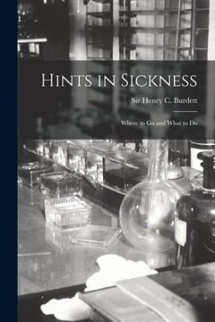 Cover Hints in Sickness: Where to Go and What to Do