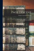 Page Descent: Line of Descent From Nicholas Page of England to Charles Lawrence Peirson of Boston