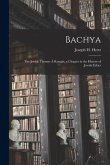 Bachya: the Jewish Thomas À Kempis, a Chapter in the History of Jewish Ethics