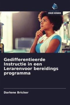Cover Gedifferentieerde Instructie in een Lerarenvoor bereidings programma