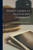 Sidney Lanier at Oglethorpe University,