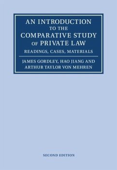 Introduction to the Comparative Study of Private Law (eBook, PDF) - Gordley, James