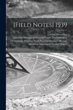 [Field Notes] 1939 - MacMillan, Lindsay