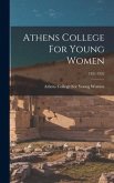 Athens College For Young Women; 1921-1922
