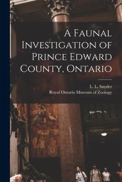 A Faunal Investigation of Prince Edward County, Ontario