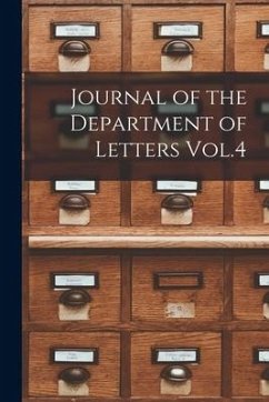 Journal of the Department of Letters Vol.4 - Anonymous