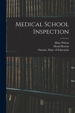 Cover Medical School Inspection [microform]