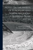 Notes on the Habits of European and North American Cucujidae (sens. Auct.)