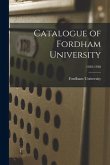 Catalogue of Fordham University; 1929-1930