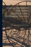 Annual Report of the Maine Agricultural Experiment Station; 1892 (incl. Bull. 4)