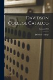 Davidson College Catalog; Summer 1960