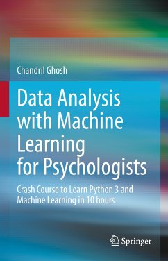 Data Analysis with Machine Learning for Psychologists (eBook, PDF) - Ghosh, Chandril
