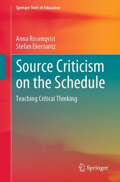 Source Criticism on the Schedule (eBook, PDF) - Rosenqvist, Anna; Ekecrantz, Stefan