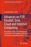 Advances on P2P, Parallel, Grid, Cloud and Internet Computing (eBook, PDF)