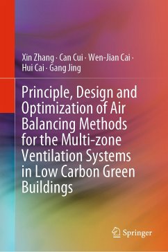Principle, Design and Optimization of Air Balancing Methods for the Multi-zone Ventilation Systems in Low Carbon Green Buildings (eBook, PDF) - Zhang, Xin; Cui, Can; Cai, Wen-Jian; Cai, Hui; Jing, Gang