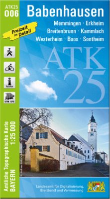 Cover ATK25-O06 Babenhausen (Amtliche Topographische Karte 1:25000)