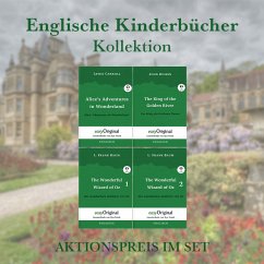 Englische Kinderbücher Kollektion (mit kostenlosem Audio-Download-Link), 4 Teile - Carroll, Lewis;Baum, L. Frank;Ruskin, John