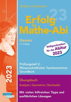 Cover Erfolg im Mathe-Abi 2023 Hessen Grundkurs Prüfungsteil 2: Wissenschaftlicher Taschenrechner