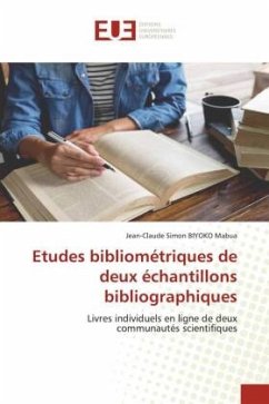 Etudes bibliométriques de deux échantillons bibliographiques - BIYOKO Mabua, Jean-Claude Simon