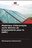 Matériaux d'électrolyte verts dérivés de biopolymères pour la DMFC