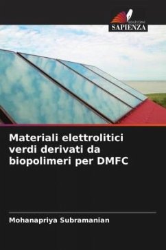 Materiali elettrolitici verdi derivati da biopolimeri per DMFC - Subramanian, Mohanapriya