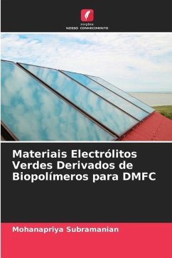 Materiais Electrólitos Verdes Derivados de Biopolímeros para DMFC - Subramanian, Mohanapriya