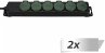 2x1 REV Steckdosenleiste IP44 6-fach... - Bild 1