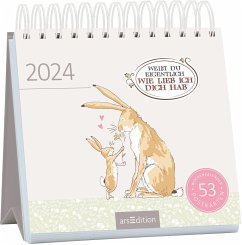 Postkartenkalender Weißt du eigentlich, wie lieb ich dich hab? 2024 - McBratney, Sam