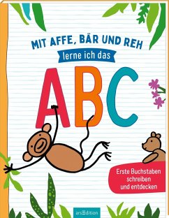 Cover Mit Affe, Bär und Reh lerne ich das ABC